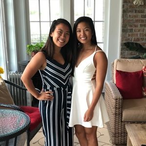 White open back Lulu’s mini